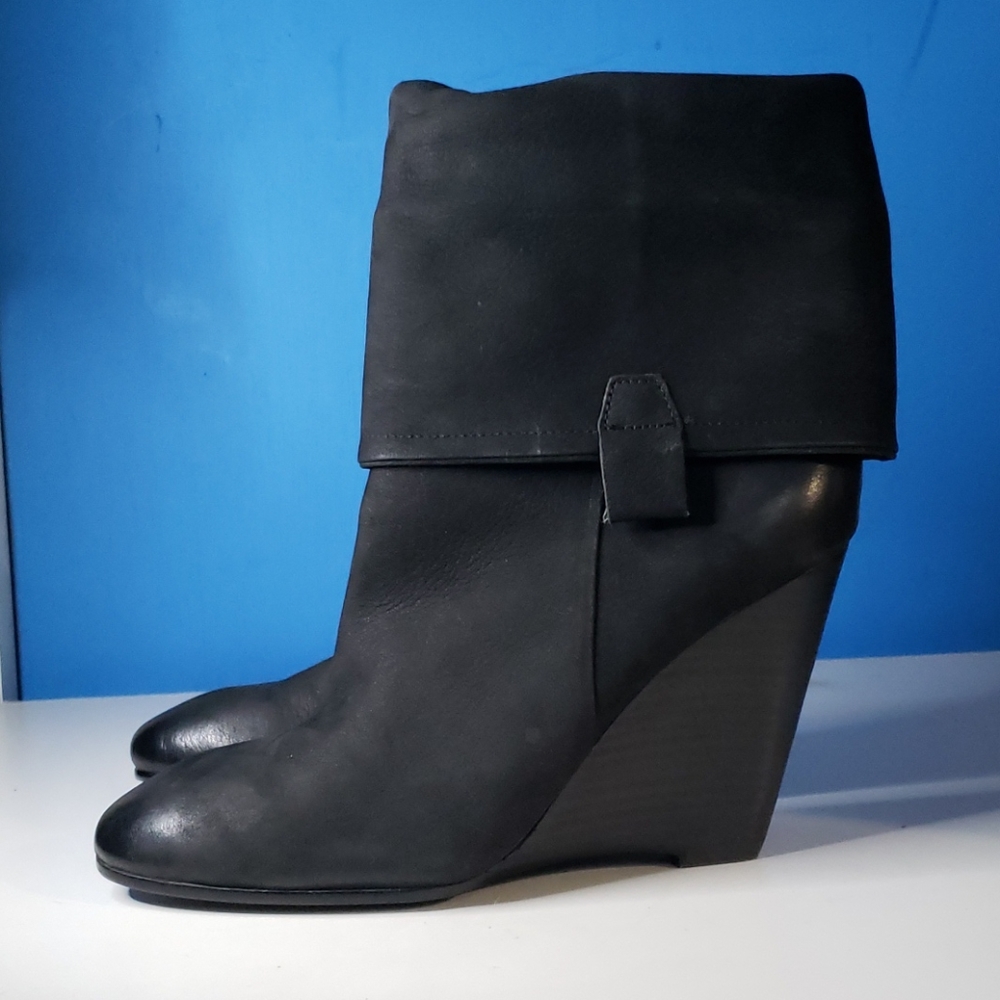 ASH Original cuffed wedge boot